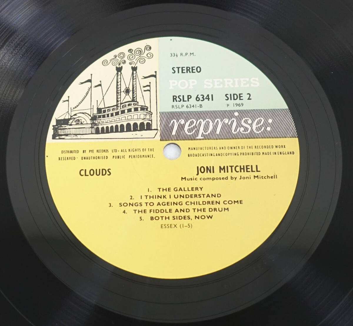 極美! UK Original 最初回 reprise: RSLP 6341 CLOUDS / Joni Mitchell MAT: A1/B1+完品_画像9