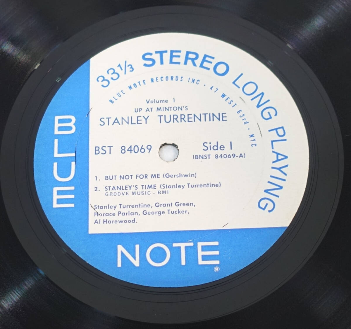  прекрасный! US BLUE NOTE BST 84069 Up at Minton*s Vol1 / Stanley Turrentine 63rd/RVG