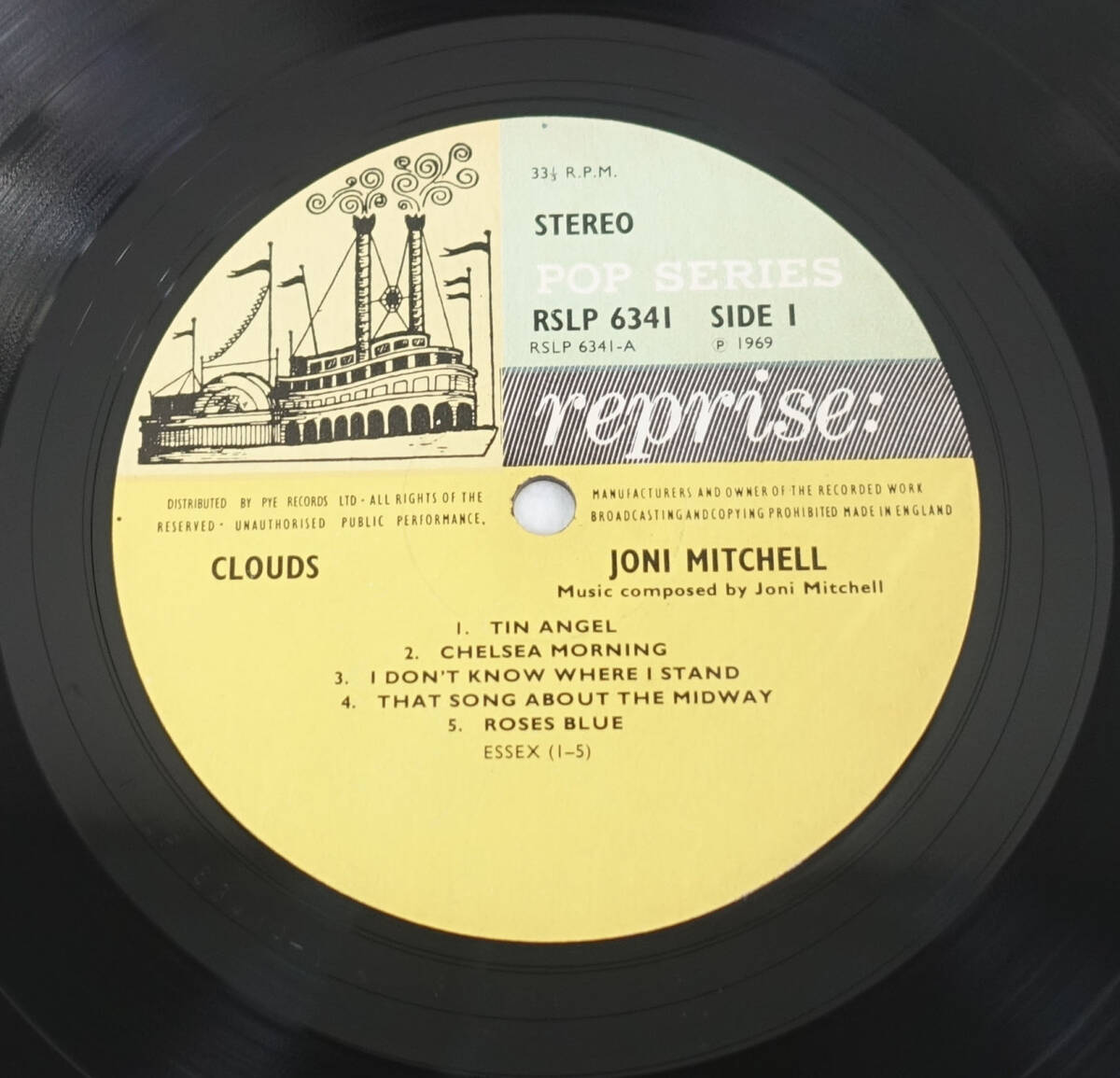 極美! UK Original 最初回 reprise: RSLP 6341 CLOUDS / Joni Mitchell MAT: A1/B1+完品_画像8