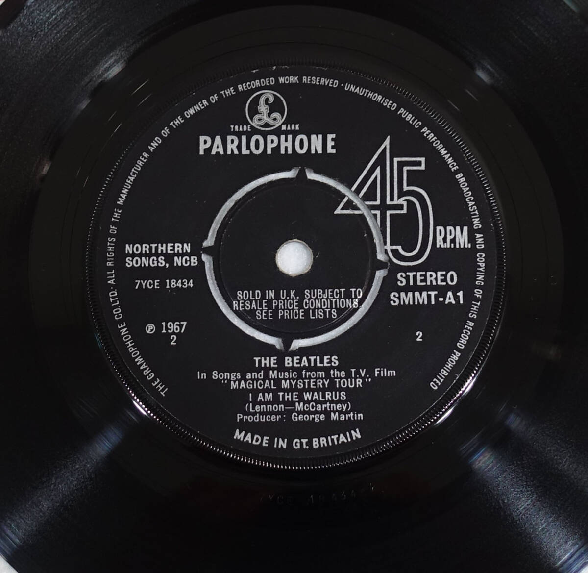 希少! UK Original 初回 Parlophone SMMT Magical Mystery Tour / The Beatles MAT: 1/2/1/1の画像6