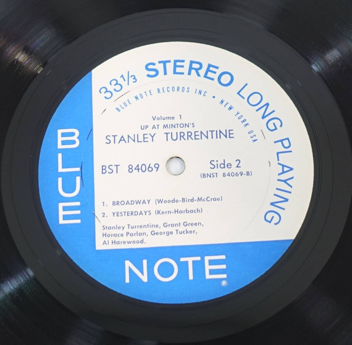  прекрасный! US BLUE NOTE BST 84069 Up at Minton*s Vol1 / Stanley Turrentine 63rd/RVG