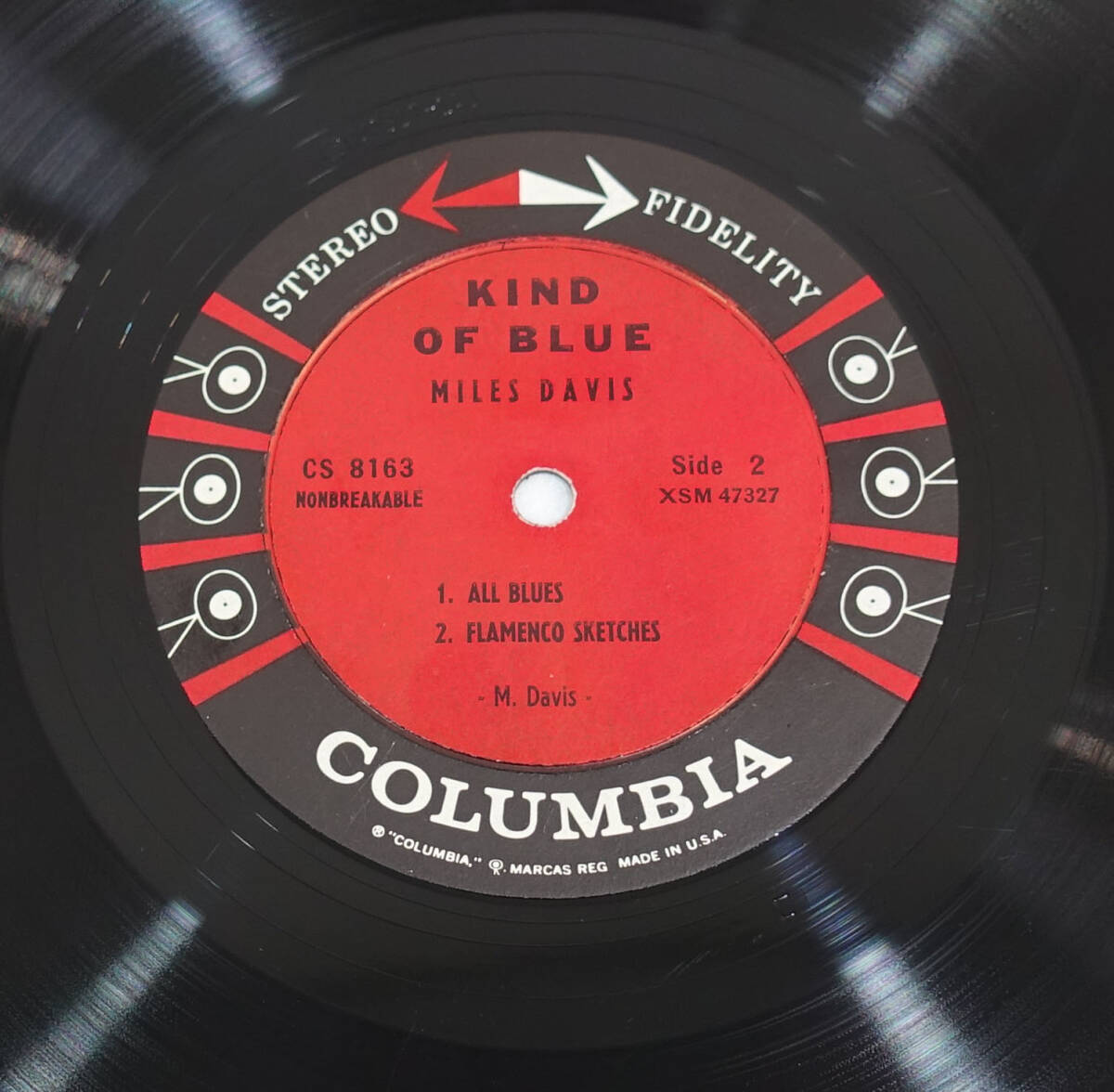 US Columbia CS 8163 original 6EYES KIND OF BLUE / Miles DAVIS