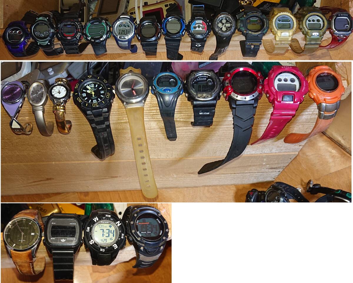 【ジャンク品】程度下 部品取り 腕時計大量セット 約230個_画像6