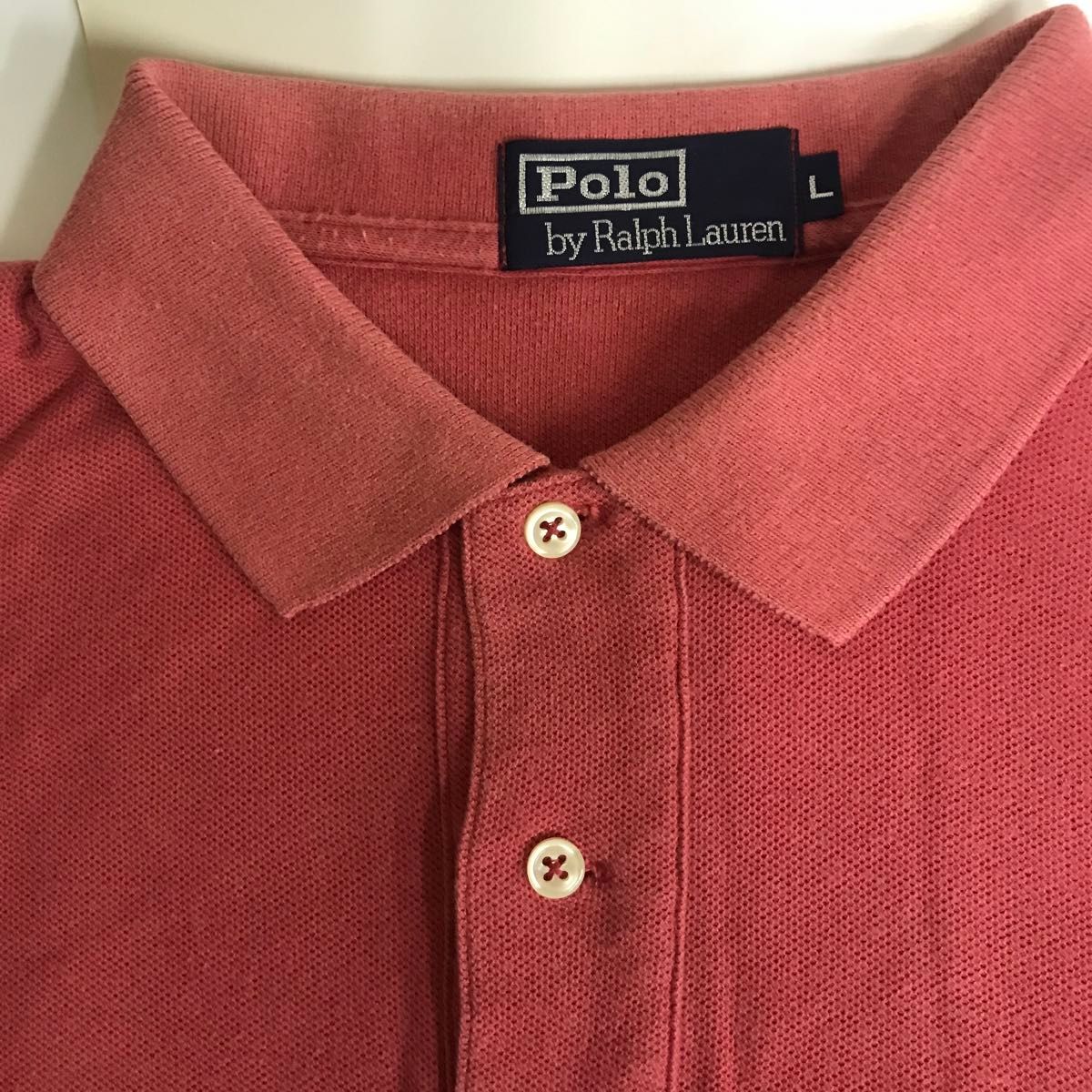 半袖ポロシャツ　Polo by Ralph Lauren  赤　　L寸　
