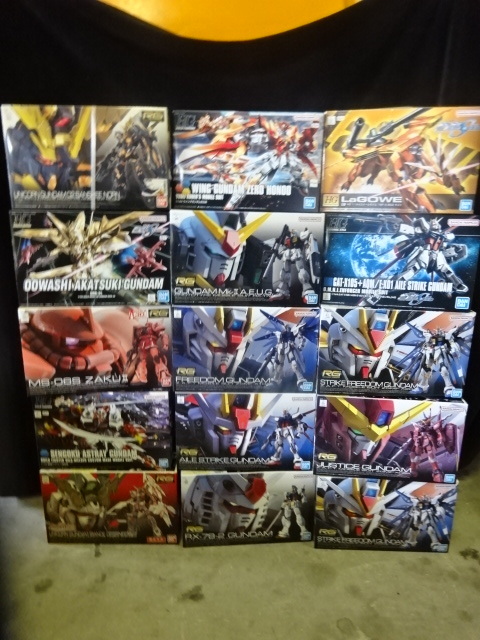  Gundam plastic model 15 body set sale ②