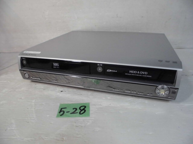 5-28♀Panasonic/パナソニック VHS一体型レコーダー DMR-EX250V 06年製♀の画像1