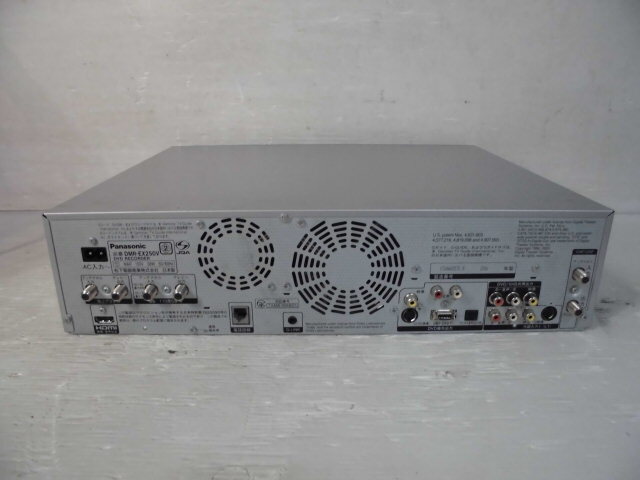 5-28♀Panasonic/パナソニック VHS一体型レコーダー DMR-EX250V 06年製♀の画像5