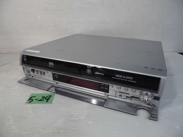 5-29♀Panasonic/パナソニック VHS一体型レコーダー DMR-EX250V 06年製♀の画像3