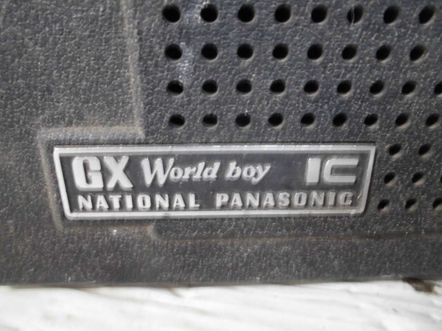 5-66♀National/Panasonic GX World boy IC ラジオ 昭和レトロ♀の画像7