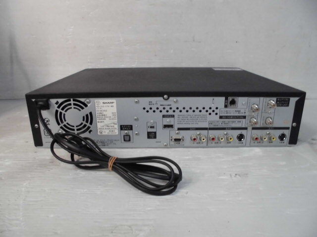 5-130 7◇SHARP/シャープ VHS一体型レコーダー DV-ACV52 07年製 7◇の画像5