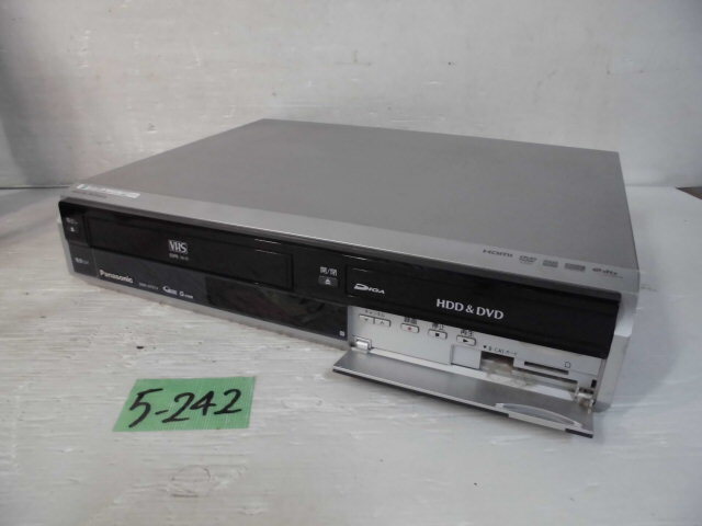 5-242♀Panasonic/パナソニック VHS一体型レコーダー DMR-XP21V 07年製♀_画像4