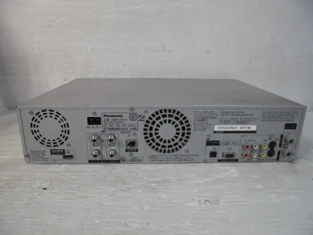 5-242♀Panasonic/パナソニック VHS一体型レコーダー DMR-XP21V 07年製♀_画像6