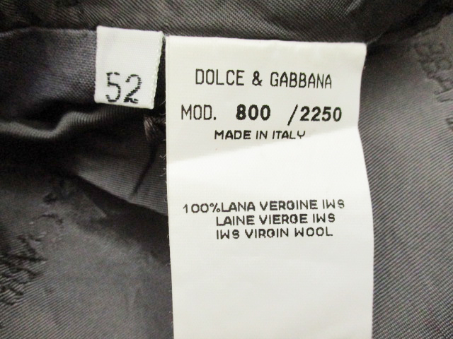 ドルチェ＆ガッバーナ DOLCE&GABBANA イタリア製＜３B・ヴィンテージ・ジャケット＞●M2018y_画像10