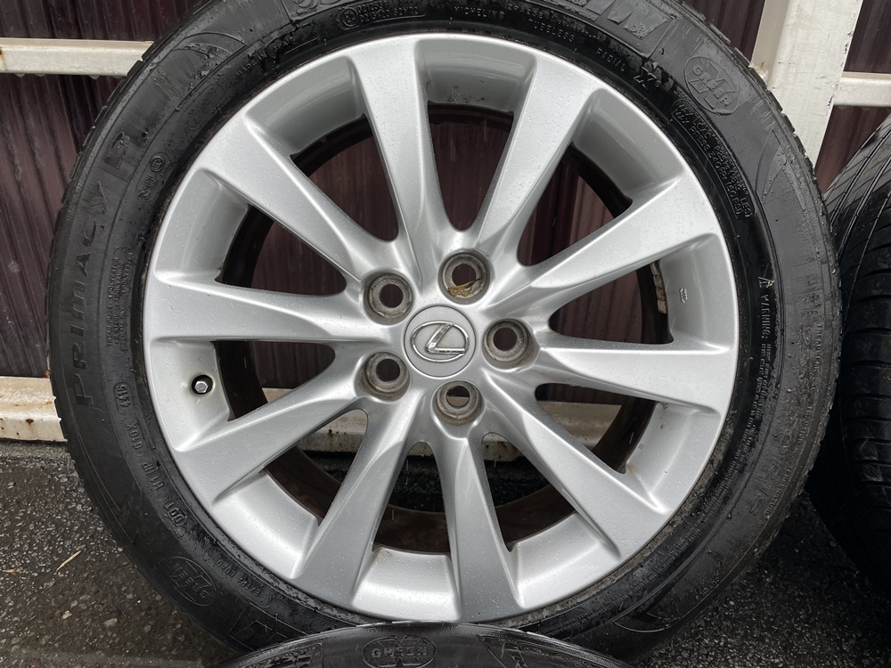 LEXUS レクサス USF40 UVF45 LS460 LS600h 中期 後期 純正 235/50R18 5H PCD120 ミシュラン プライマシー 中古品_画像5