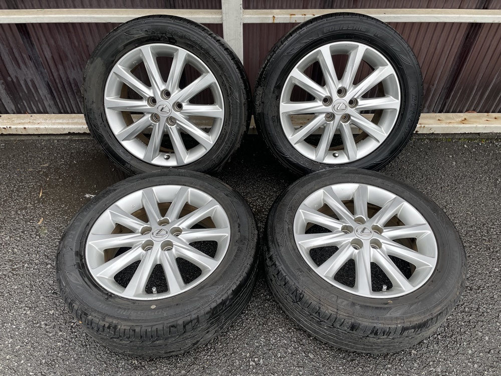 LEXUS レクサス ZWA10 CT200h 前期 純正 205/55R16 5H PCD100 ダンロップ 2019年製 中古品_画像1