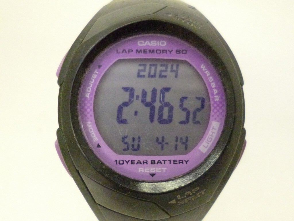 Z828-N40-17◎ CASIO カシオ STR-300 腕時計 メンズ クオーツ 現状品①◎の画像2