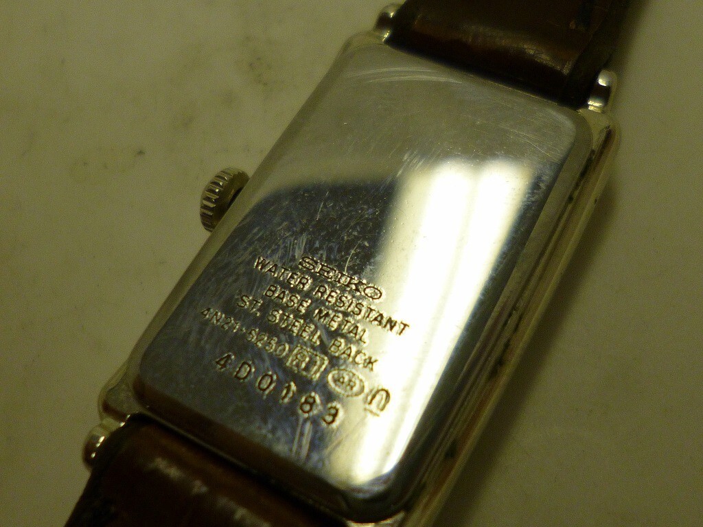 Z808-N29-3071★ SEIKO セイコー 4N21-5250 ノイエ 腕時計 レディース クオーツ 現状品①★の画像5