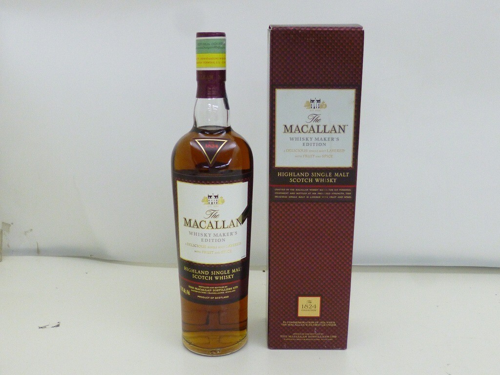 Z404-N30-1999 未開栓 The MACALLAN WHISKY MAKERS EDITION マッカラン シングルモルト スコッチ 700ml 42.8% 古酒 現状品①の画像1