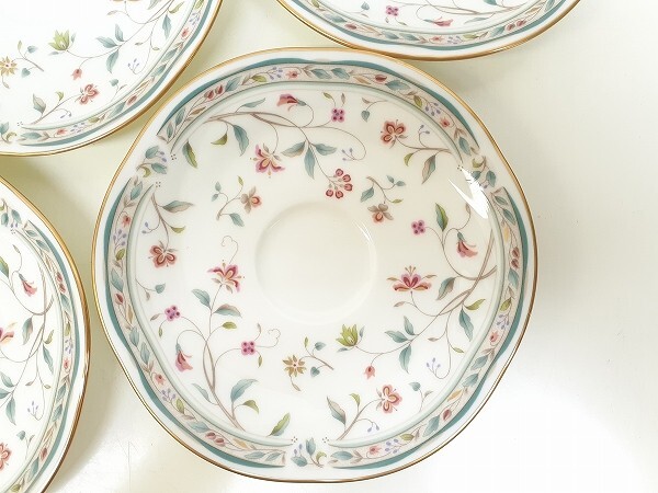 A200-N41-18 Noritake ノリタケ 花更紗 カップ＆ソーサー 6客 セット 茶器 コーヒーカップ 現状品③の画像8