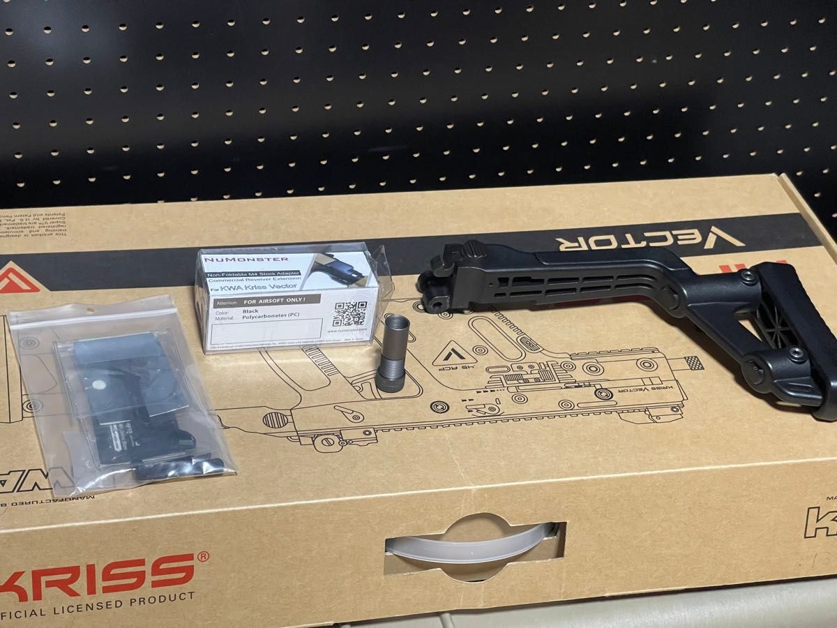 【中古】KWA KSC KRISS VECTOR クリスベクター ガスブロ カスタム