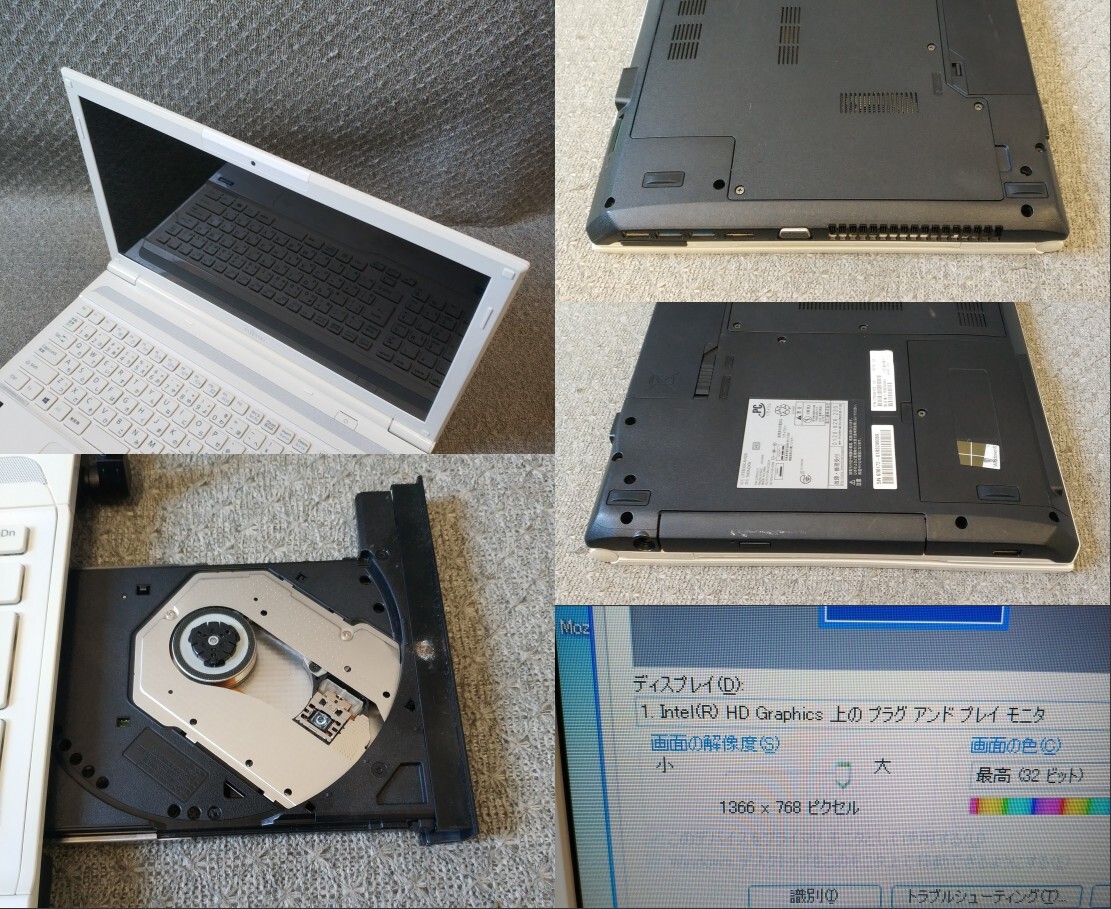 Windows XP,7,10,11 選択可 15.6” 富士通 LIFEBOOK AH42/K ★ Pentium B970 2.3GHz/メモリ4GB/750GB/無線/HDMI/USB3.0/リカバリ作成/2234