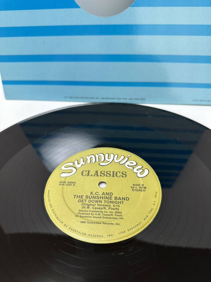 レコード LP K.C. And The Sunshine Band / Get Down Tonight SUN 33005 （管理No.16）_画像4