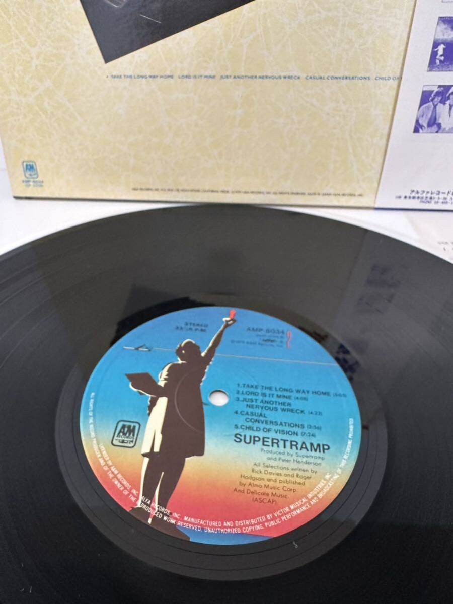 レコード LP スーパートランプ/ブレックファスト・イン・アメリカ　AMP-6034 （管理No.17）_画像4