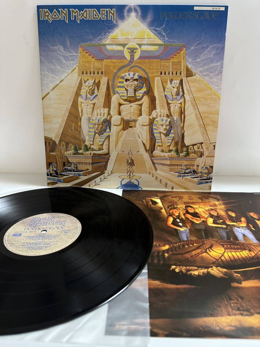 レコード LP Iron Maiden(アイアン・メイデン)「Powerslave(パワースレイヴ)」 EMS-91091（管理No.17）_画像1