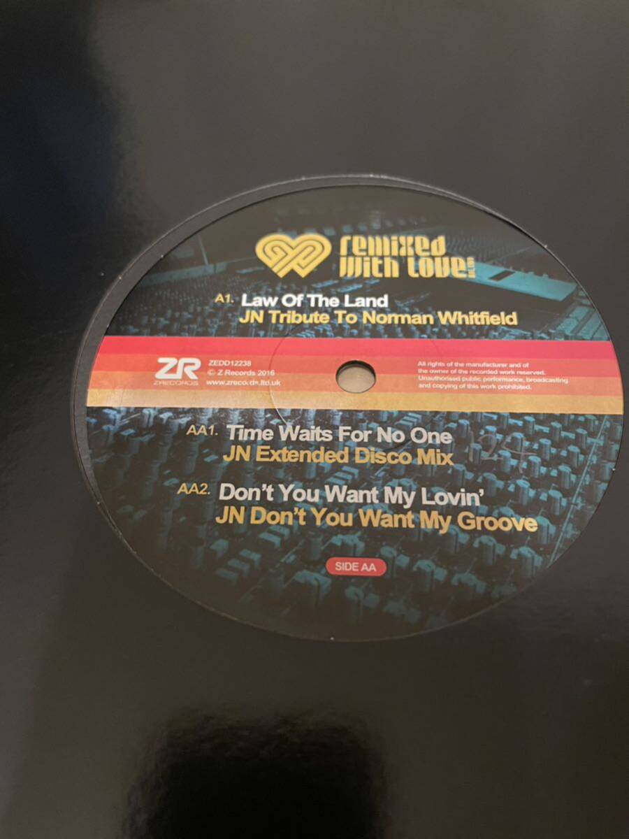 Joey Negro/Remixed With Love,Vol. Two, ZEDD12238,Limited Edition,The Temptations,Jean Carn,Wanda Walden,RSD2016/LTD.500_画像2