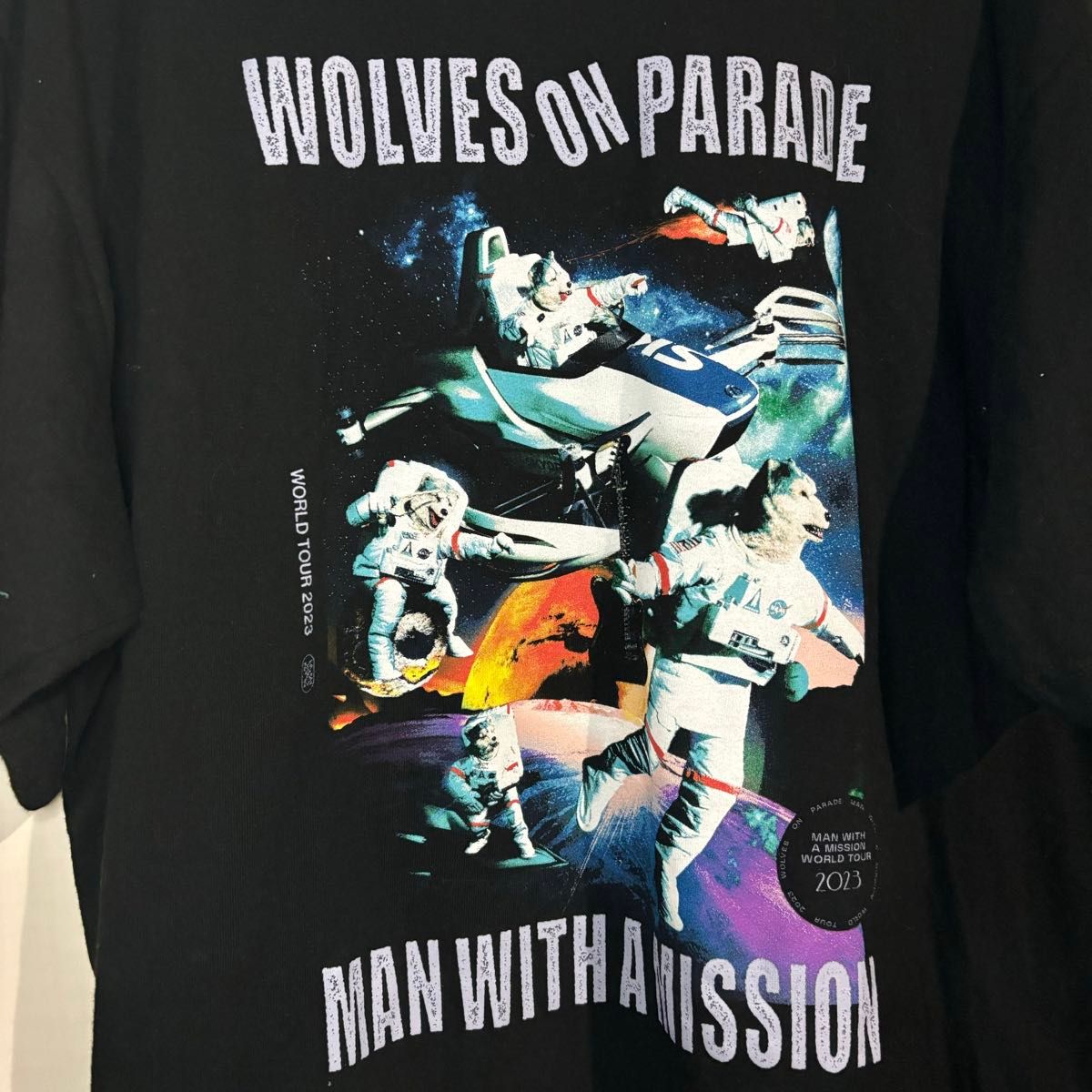 マンウィズアミッション 2023 黒 半袖Tシャツ XLサイズ　 MAN WITH A MISSION