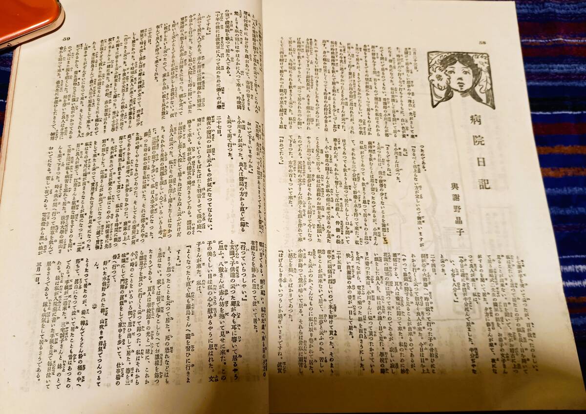 婦人画報　明治４４年5月１日発行　第５５号　中澤弘光筆　うまこやし　姫野宮殿下のお写真　与謝野晶子　佐々木信綱他_画像7