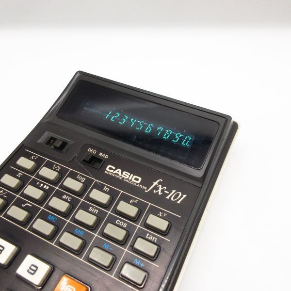  operation goods CASIO Casio FX-101 scientific calculator count machine calculator Showa Retro /B25 58-3