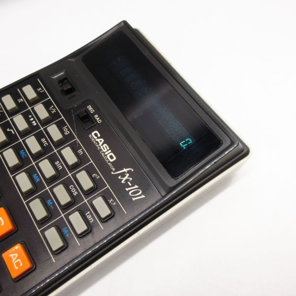  operation goods CASIO Casio FX-101 scientific calculator count machine calculator Showa Retro /B25 58-3
