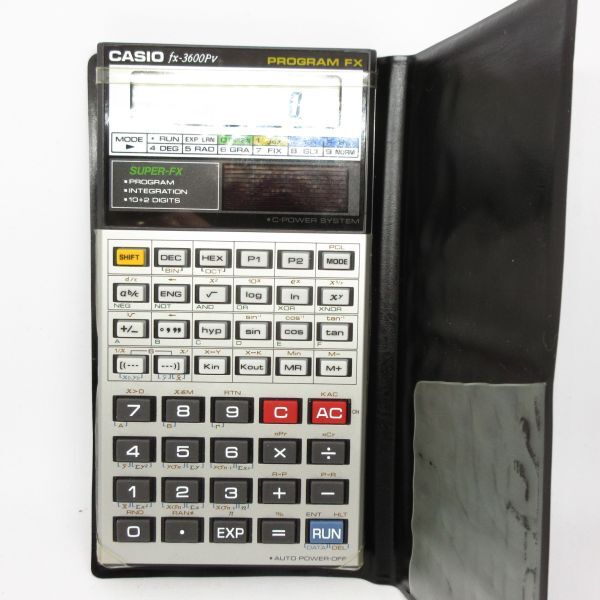  operation goods CASIO Casio PROGRAM FX scientific calculator fx-3600pv count machine calculator /B25 510-11
