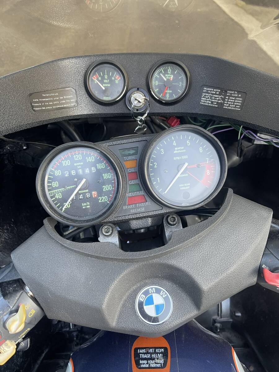 BMW R100RS side-car S55 year mileage 28,415 kilo vehicle inspection "shaken" R7,10/11 till 