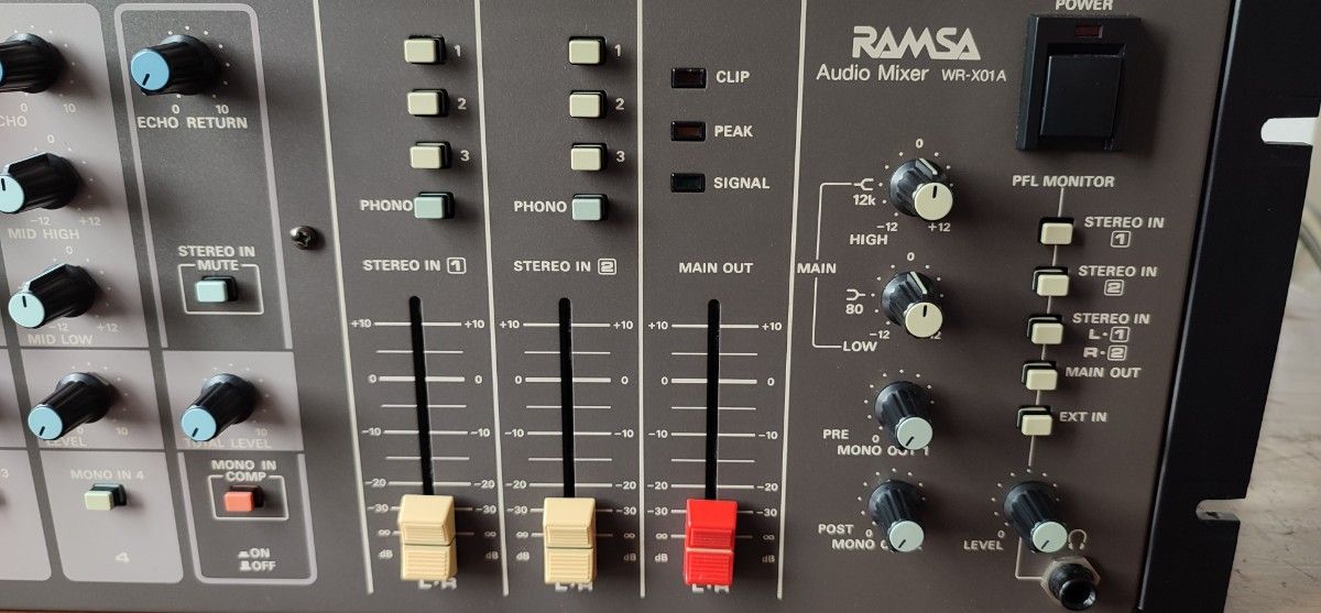 第十弾　RAMSA WR-X01A オーディオミキサー