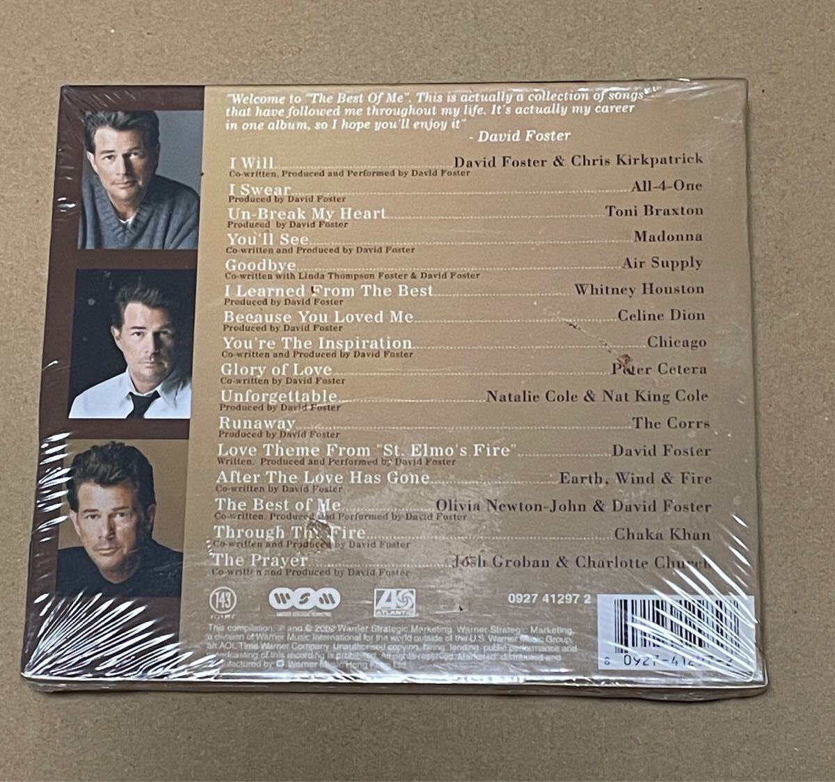 未開封 送料込 The Best Of Me A Collection Of David Foster's Greatest Works 輸入盤CD / 0927412972_画像2