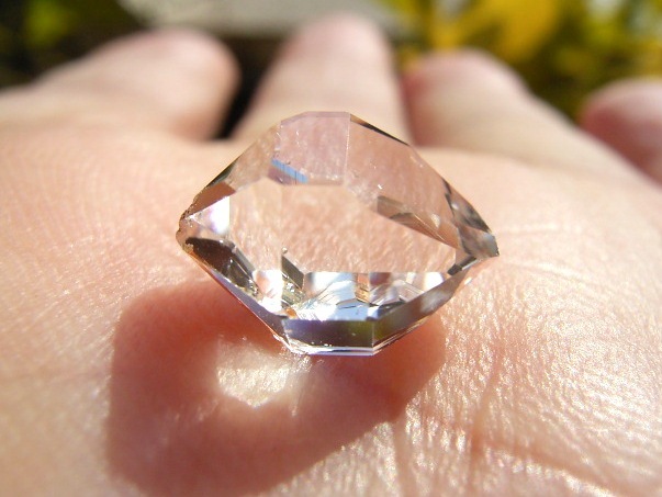 7115 ハーキマーダイヤモンド 超超極美麗10.6mmの超超クリア極透明水晶クリアクリア極コロン_画像10