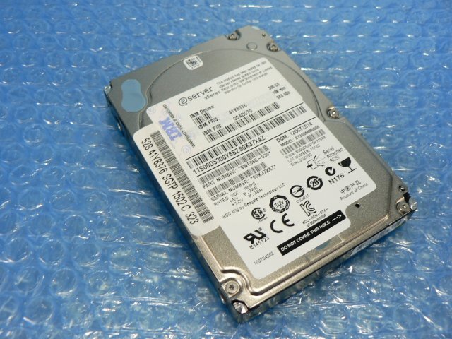 1FUD // IBM 41Y8376 00AD070 300GB 2.5インチ SAS 6Gb/s 10K(10000)rpm / ST300MM0006 // IBM System x3650 M3 取外_画像1