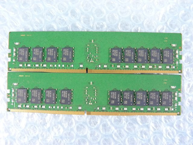 1PWB // 8GB 2枚セット計16GB DDR4 21300 PC4-2666V-RC2 Registered RDIMM M393A1G40EB2-CTD6Q S26361-F4026-L208 //Fujitsu RX2530 M4取外_画像4