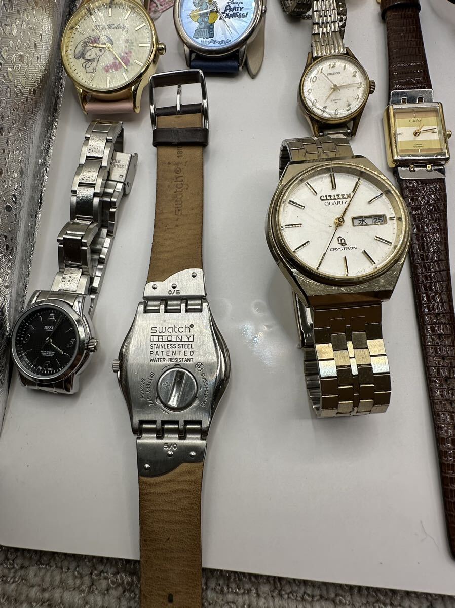 ジャンク　時計　まとめ売り　NIXON CASIO SEIKO CITIZEN swatch ALBA フランク三浦他　計40点_画像4