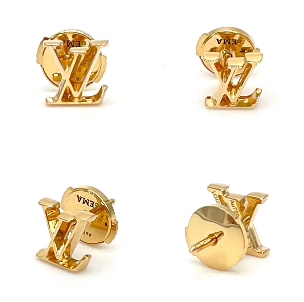 LOUIS VUITTON 定価15万 ルイヴィトン K18YG LV ピラミダル LOUIS VUITTON 定価15万 ルイヴィトン K18YG LV ピラミダル