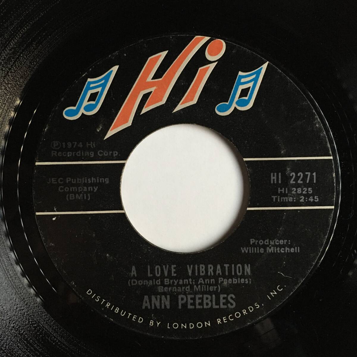 SOUL 45 ● ANN PEEBLES ● A LOVE VIBRATION / DO I NEED YOU_画像1