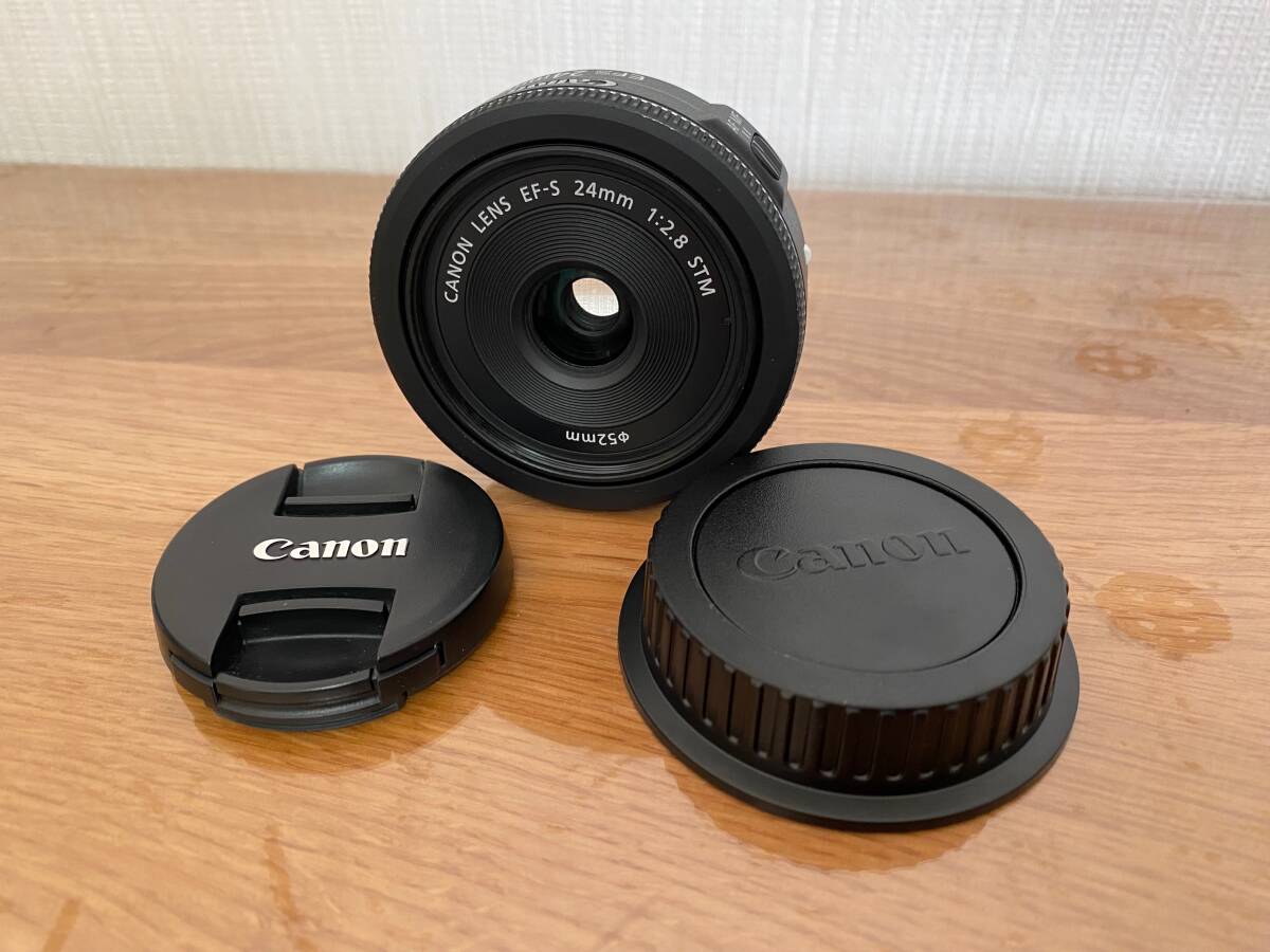 【中古美品】Canon 　キヤノン　EFS-24mm F2.8 STM_画像1