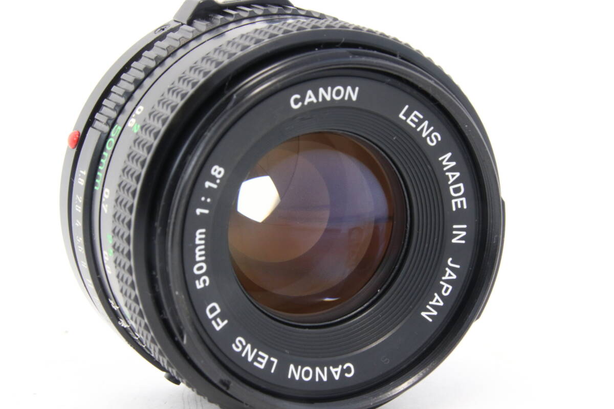 【動作品】CANON AE-1PROGRAM CANON NEW FD 50mm F1.8 標準単焦点 フィルム一眼レフ MF シャッター鳴き無し 希少な動作品_画像10