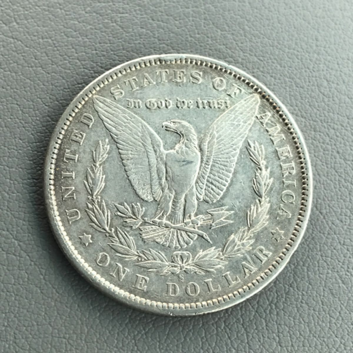 【本物保証】モルガンダラー　大型銀貨　アメリカ　LIBERTY イーグル　1890年　silver900 本物　正規品　鑑定済み