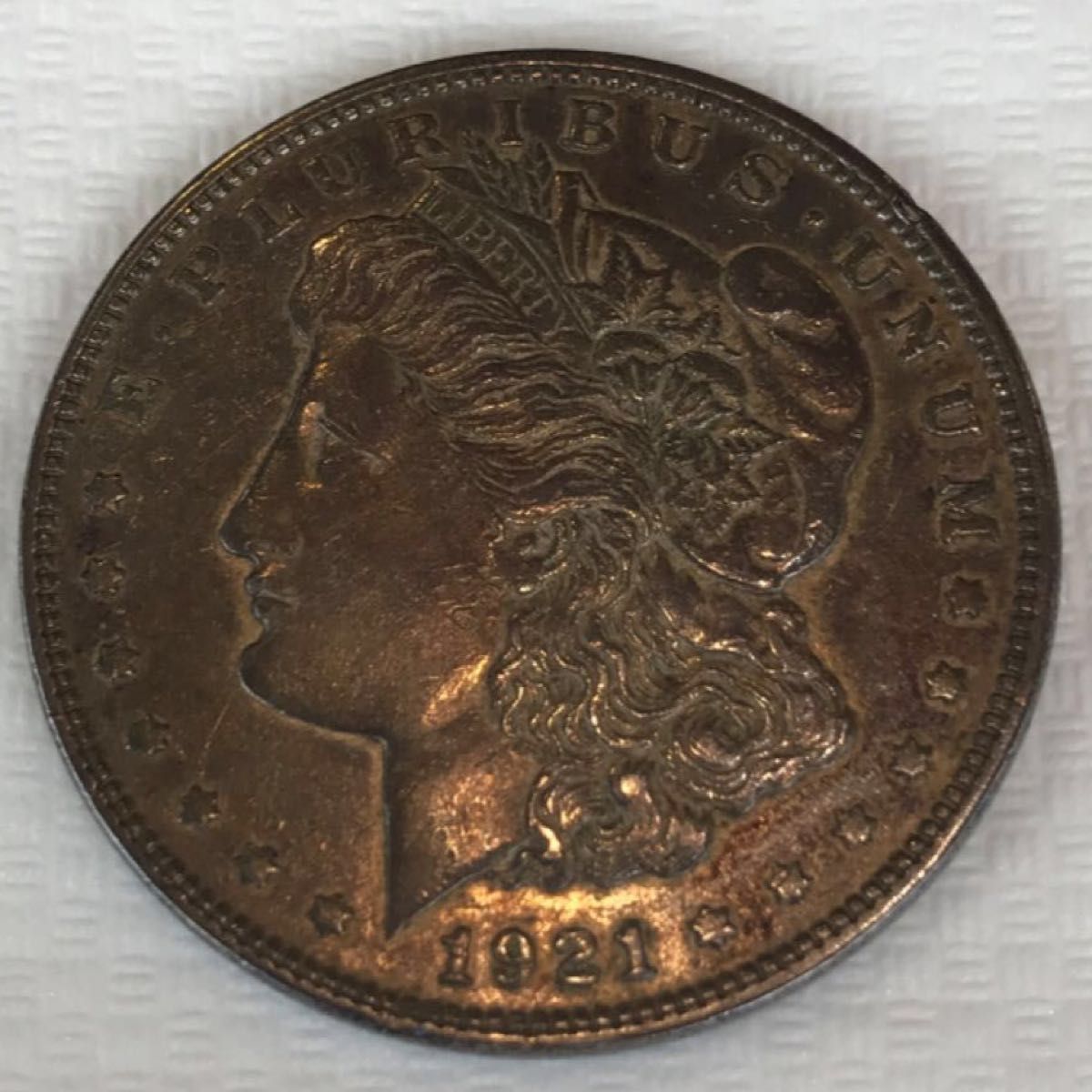【激レア色】モルガンダラー　大型銀貨　silver900 アメリカ　LIBERTY イーグル　1921年　本物　正規品　鑑定済み