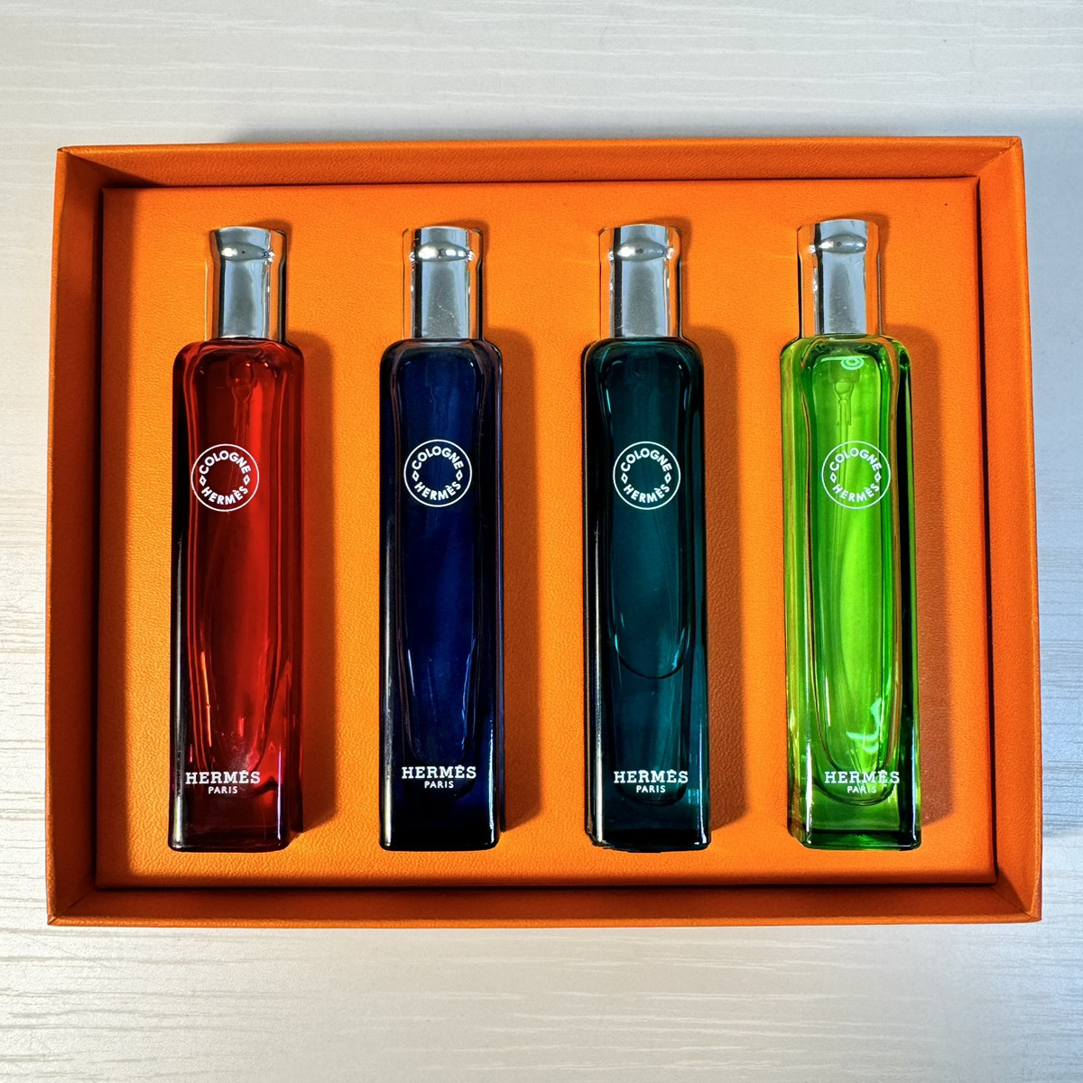 3986-01★HERMES エルメス コロンコレクション 15ml×4 ベルコスメ 香水フレグランス・アロマ ★_画像2