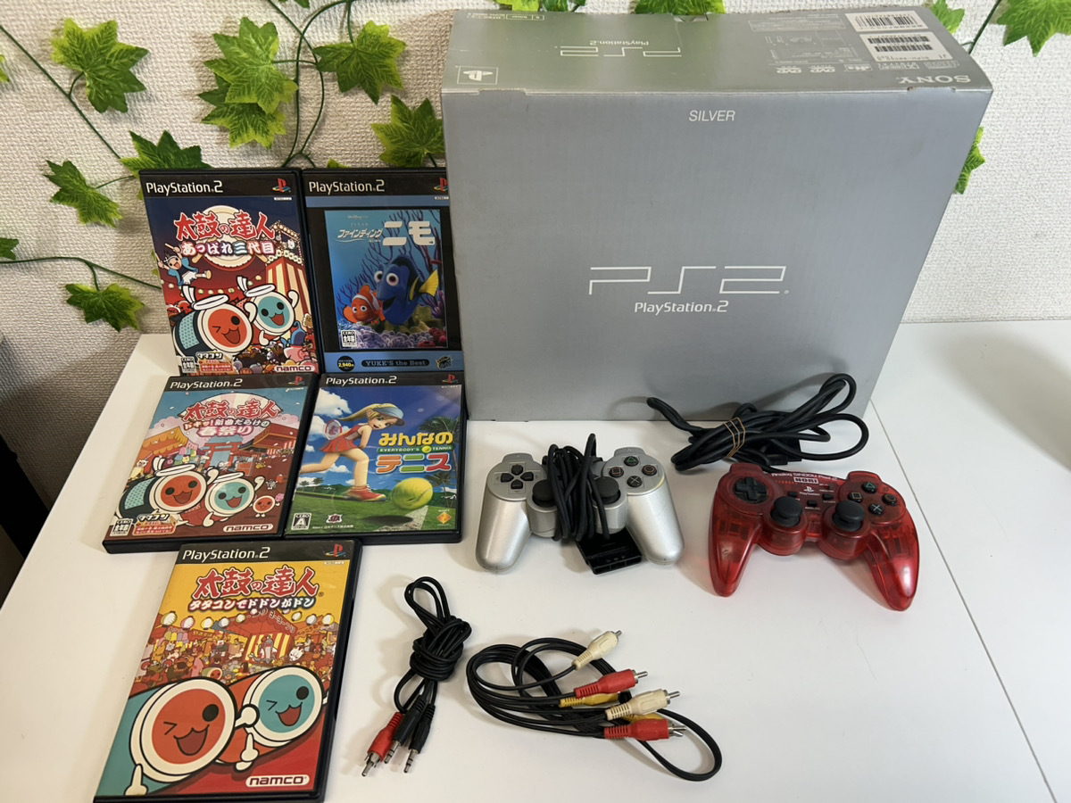 【返品?交換対象商品】 4034-02♪動作確認済み♪SONY PS2 SCPH-39000 シルバー 本体