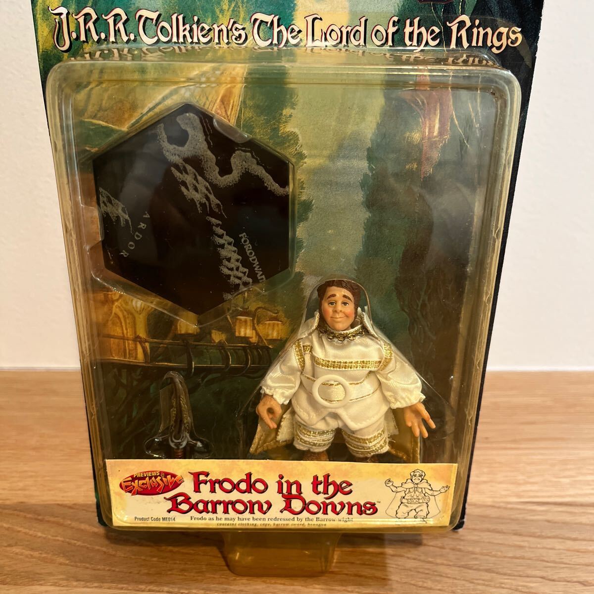 J.R.R.TOLKIEN's The Lord of the Rings【FRODO, A HOBBIT】フィギュア Middle-earth toys Toy Vault 1998年_画像2
